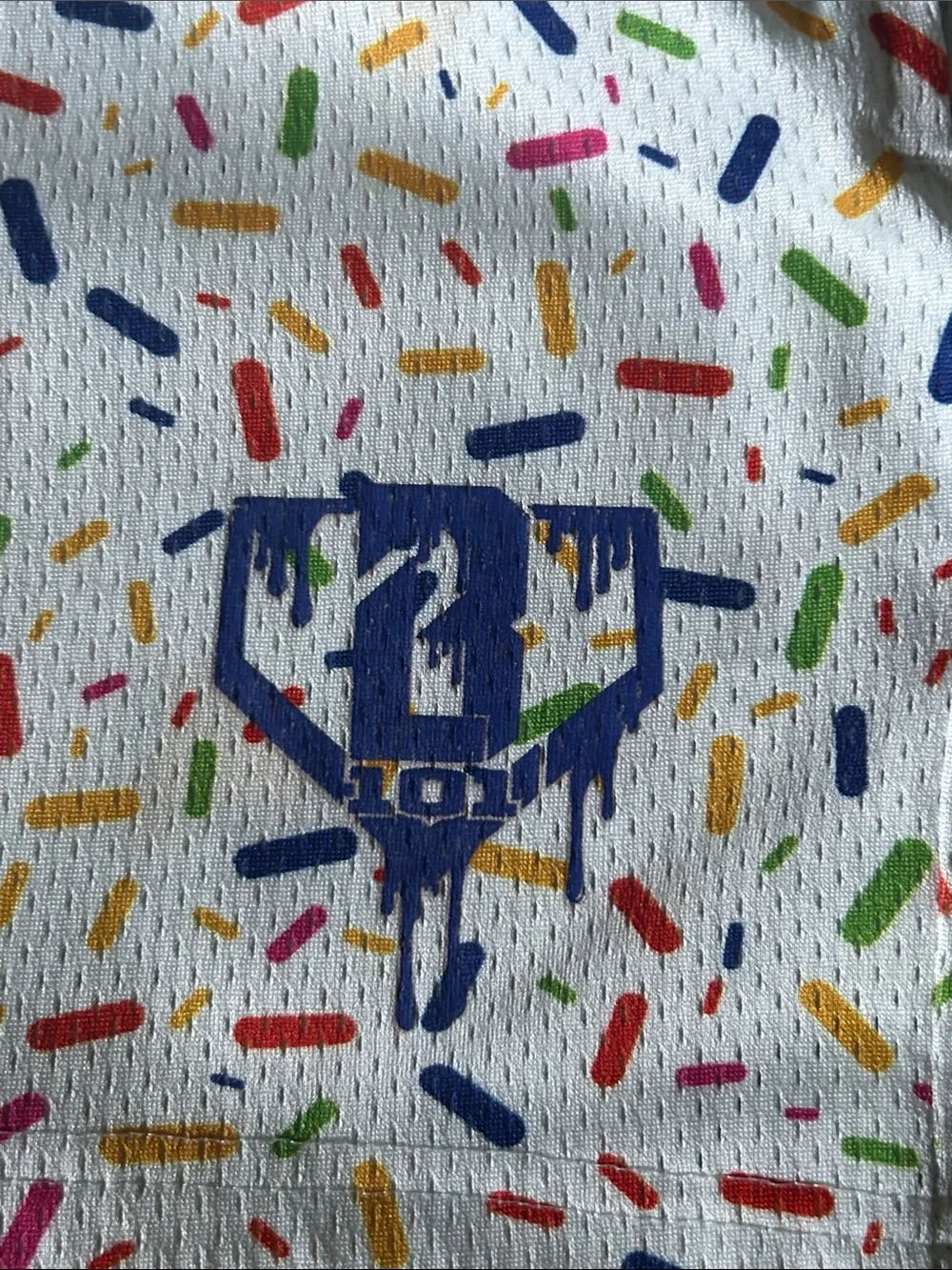 Baseball Lifestyle 101 Ice Cream Shorts-Vanilla Print! Men's Small
